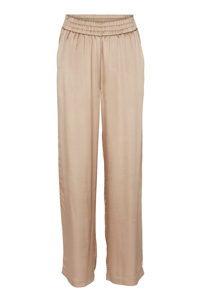 Basic Apparel Flora Long Pant Bukser 535 Sesame